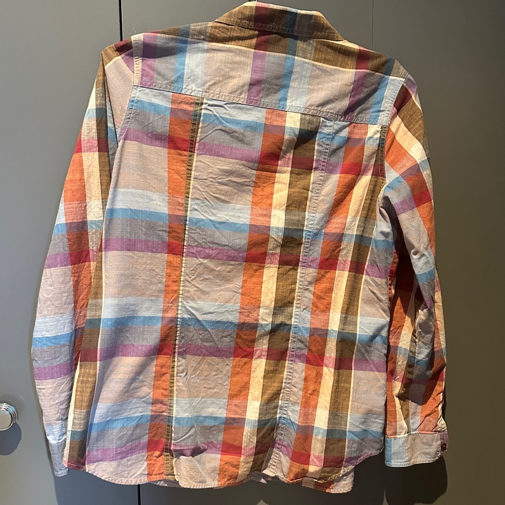 Pendleton Plaid Cotton Button Down, Large - image 2